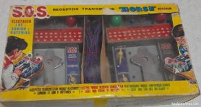 Juguetes antiguos: RECEPTOR TRANSMISOR S.O.S. MORSE, DE AIRGAM